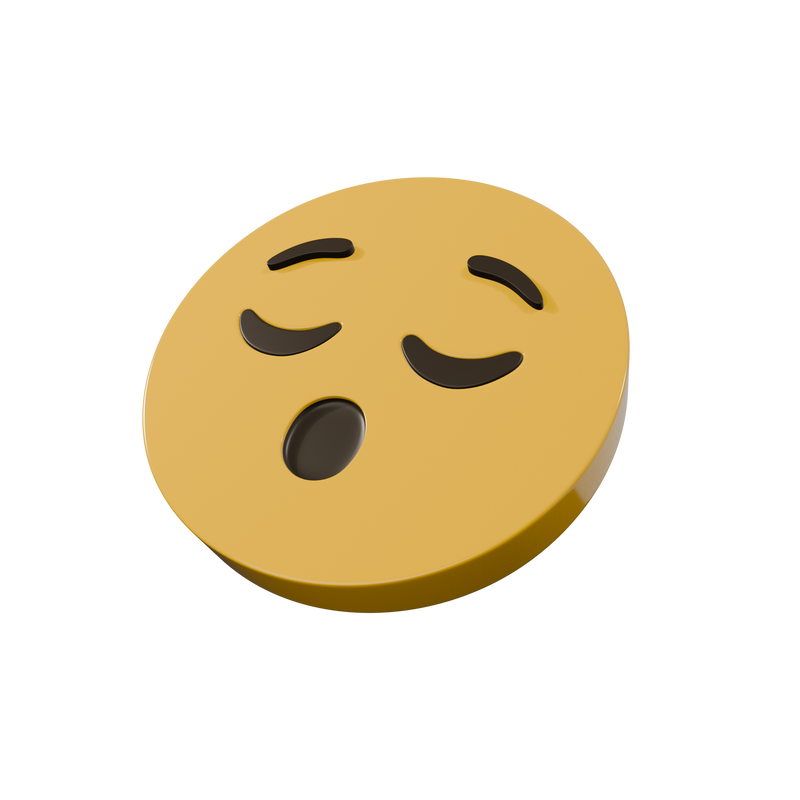 Relaxed Face Emoji Coaster
