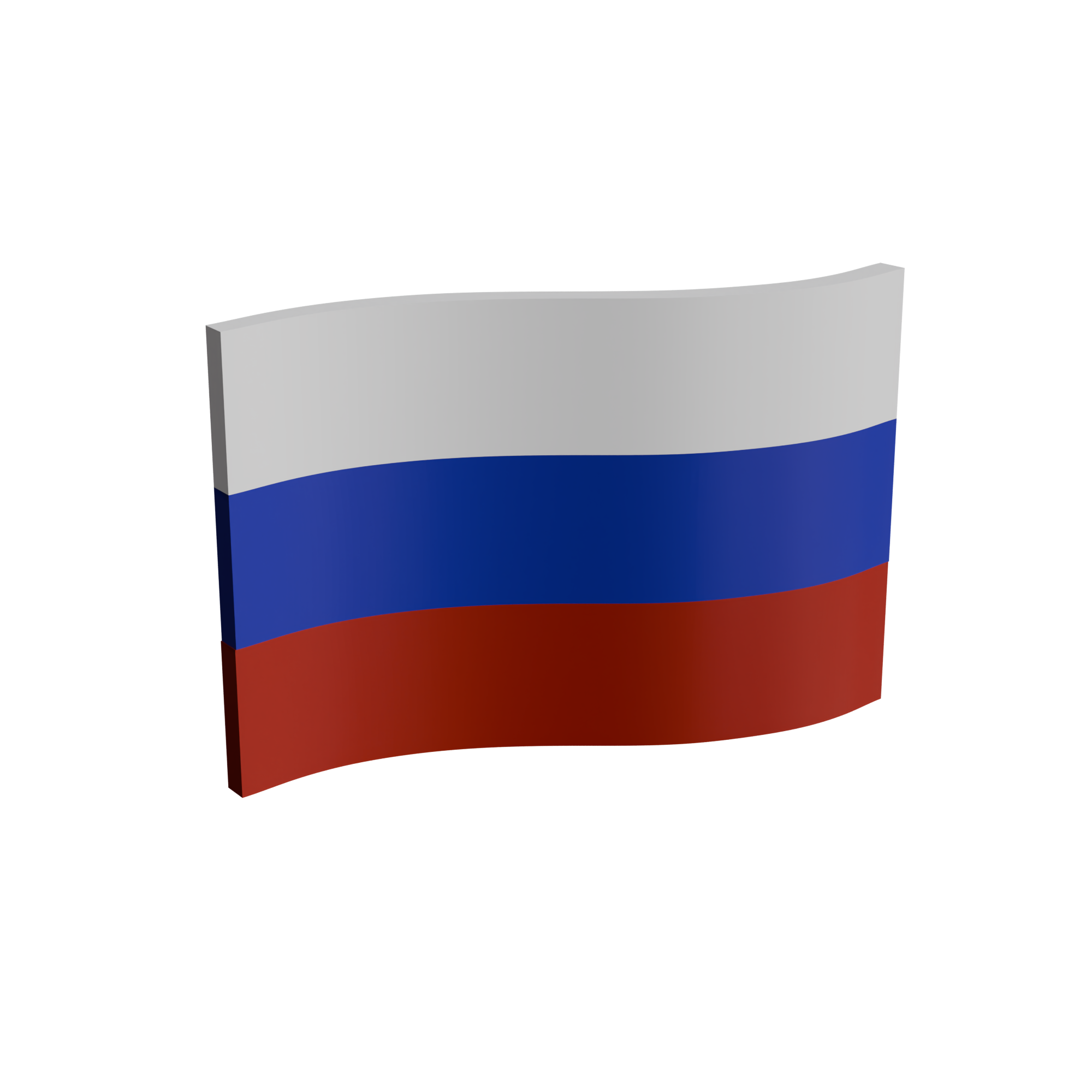 Russia Flag 3D Print Model Main image