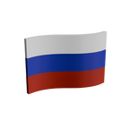 Russia Flag 3D Print Model