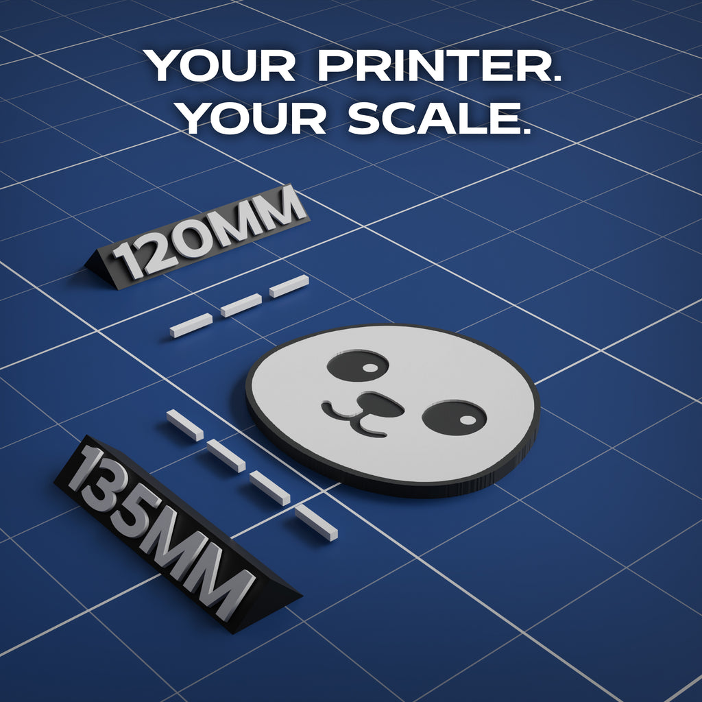 Harp Seal Pup Animal Coaster 3D Print Model