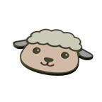 Merino Sheep Animal Coaster 3D Print Model