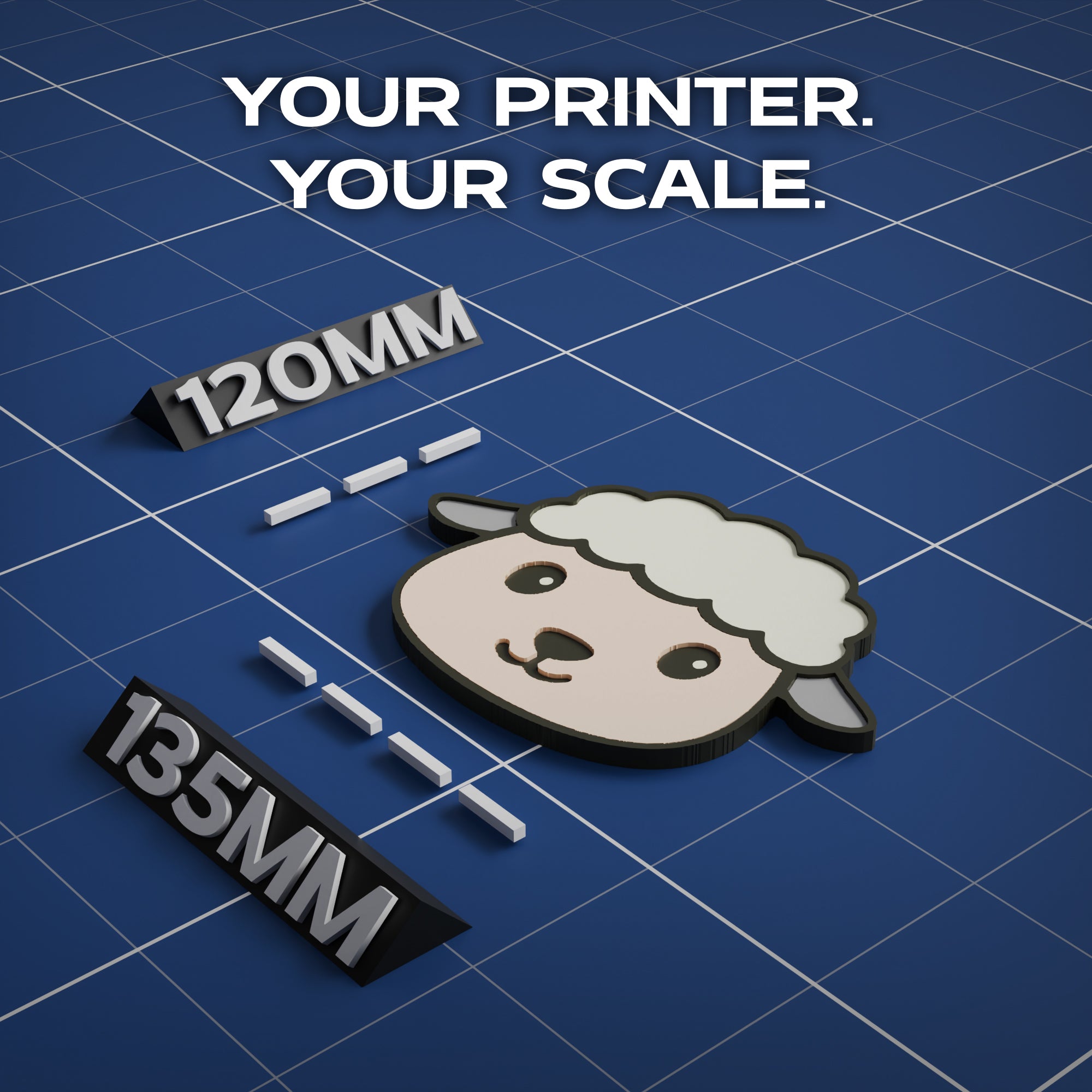 Merino Sheep Animal Coaster 3D Print Model Secondary image