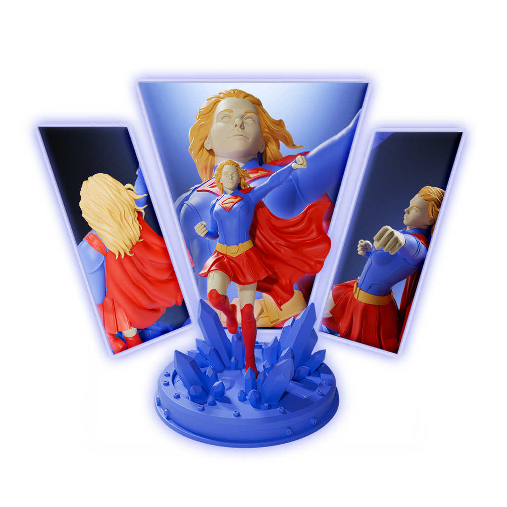 Supergirl DC Character 3D Print Model