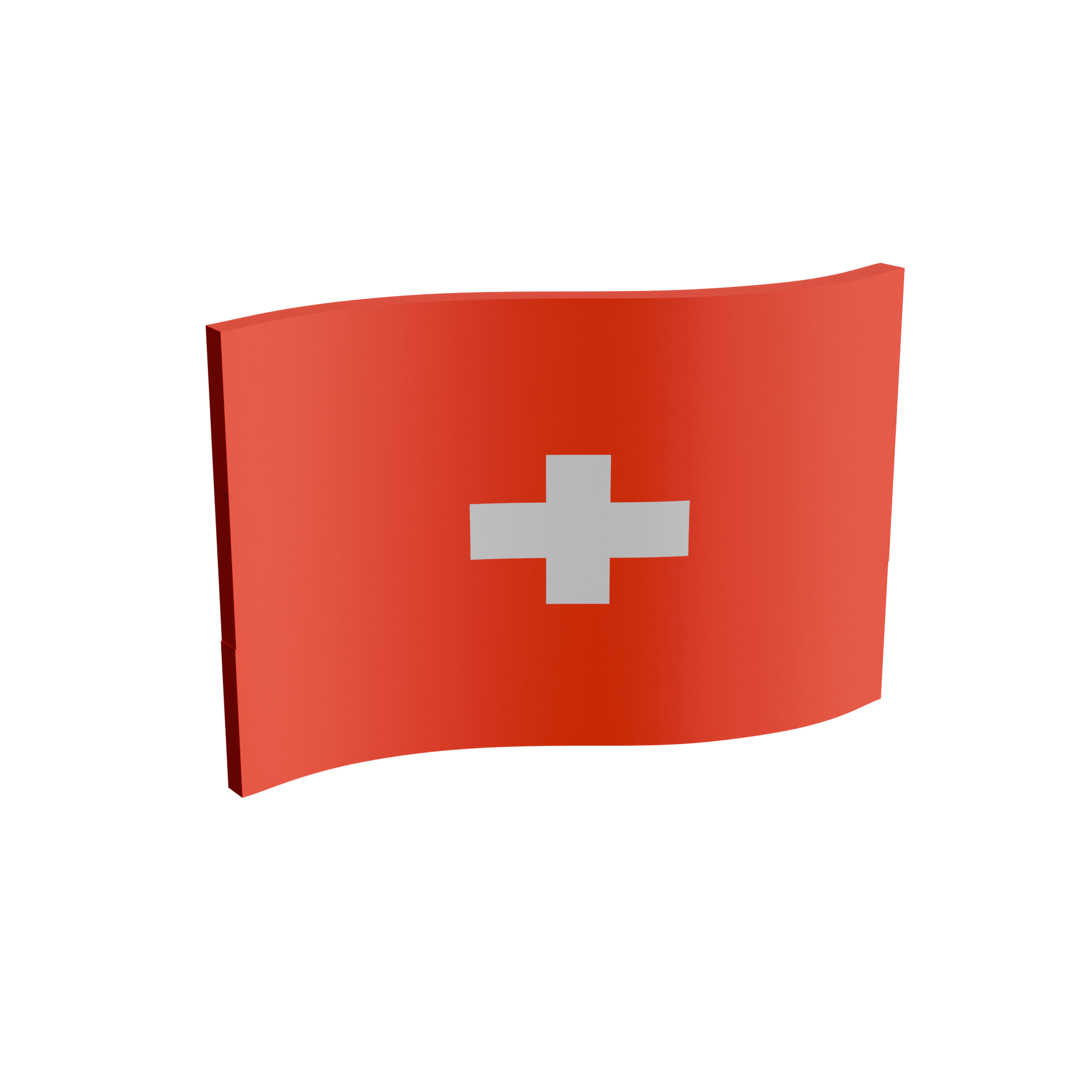 Switzerland Flag 3D Print Model Main image
