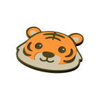 Bengal Tiger Animal Coaster 3D Print Model