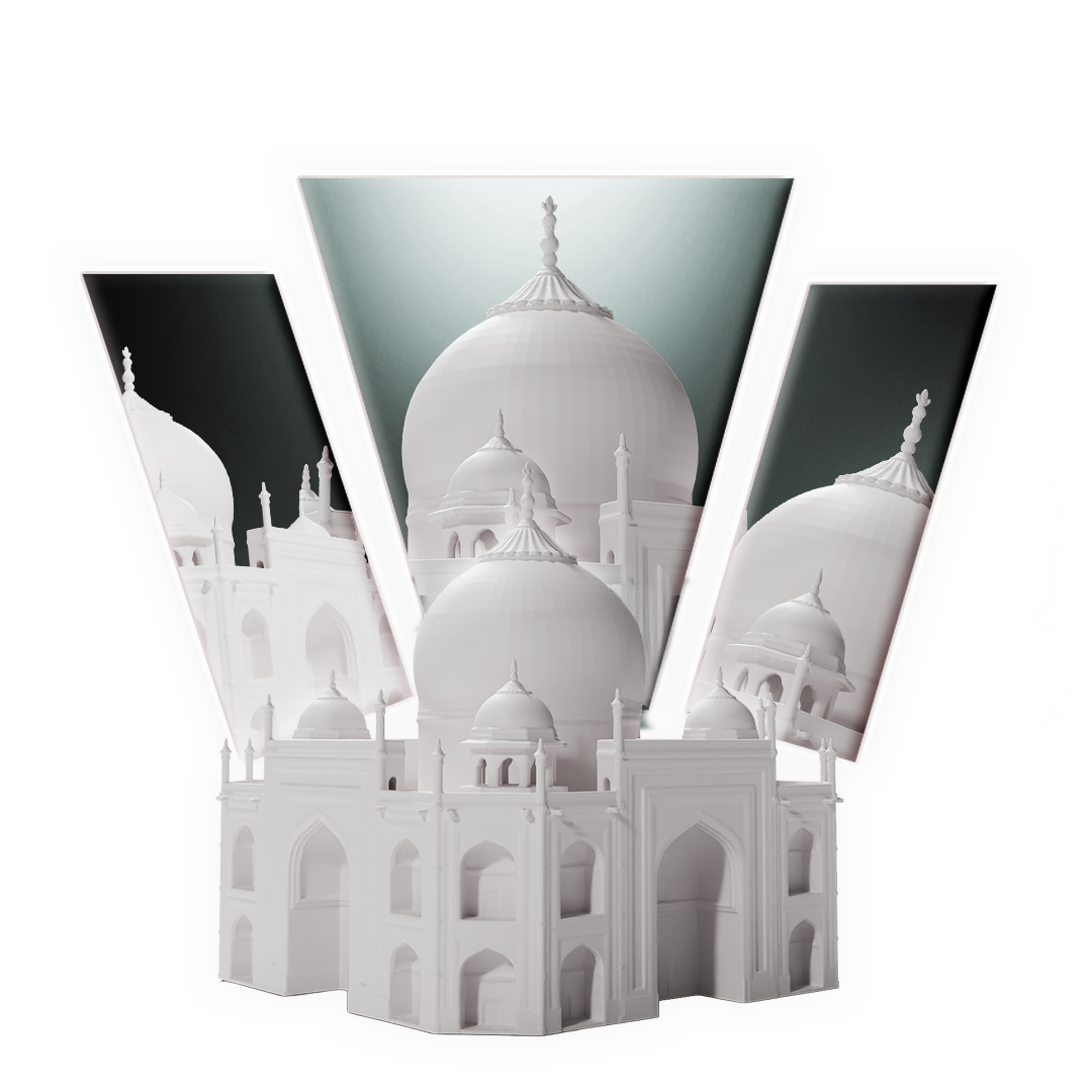 Taj Mahal Monument 3D Print Model