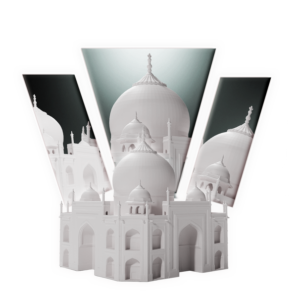 Taj Mahal Monument 3D Print Model