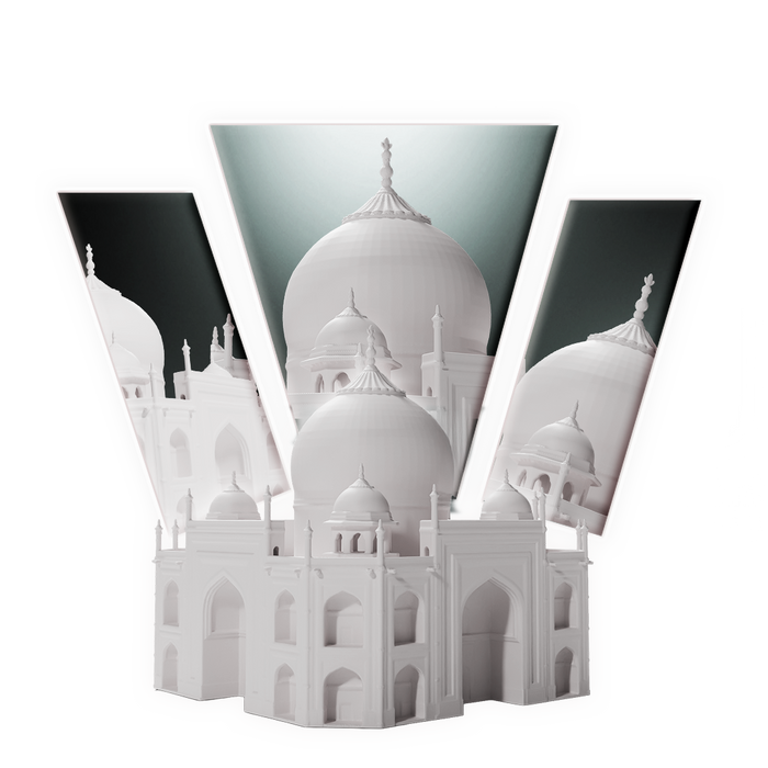 Taj Mahal Monument 3D Print Model