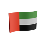 United Arab Emirates Flag 3D Print Model