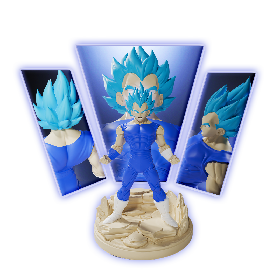 Vegeta Dragon Ball 3D Print Model
