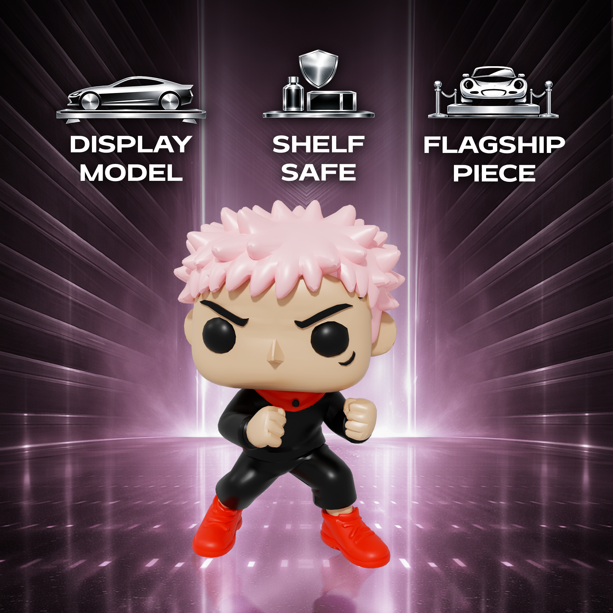 Yuji Itadori Funko Pop 3D Print Model