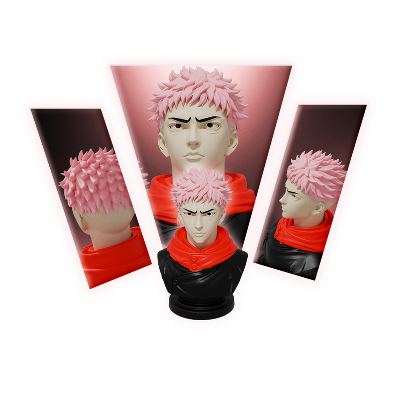 Yuji Itadori Bust 3D Print Model