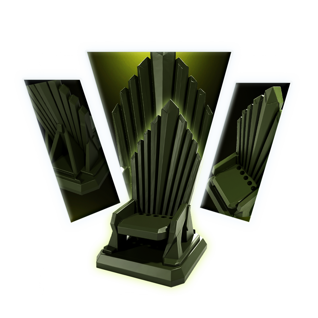 Throne pen holder