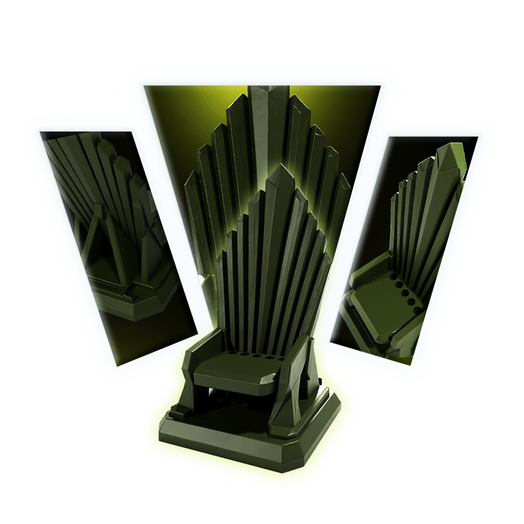 Throne pen holder