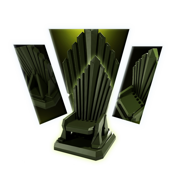 Throne pen holder