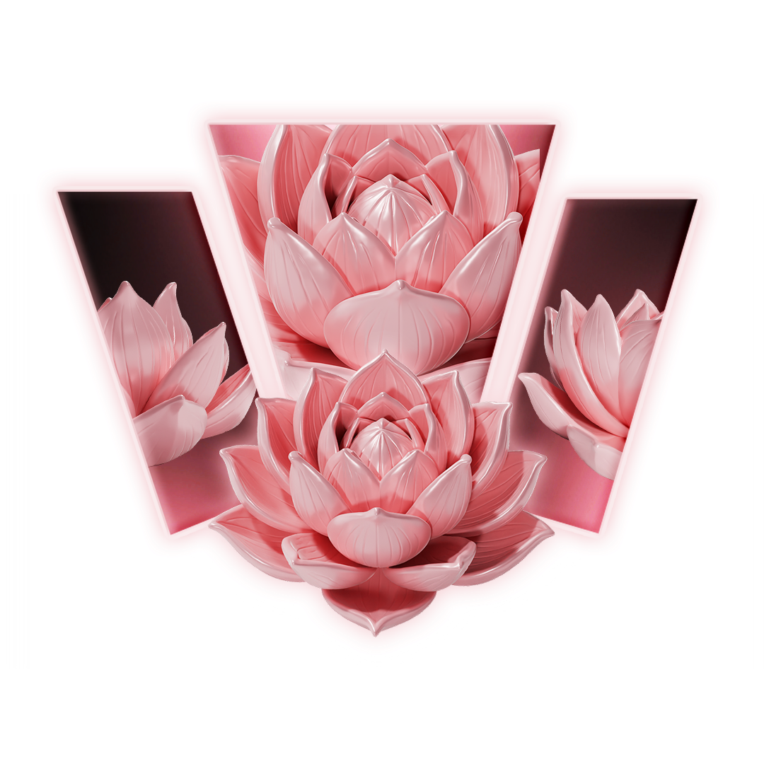 Lotus Flower 3D Print Model