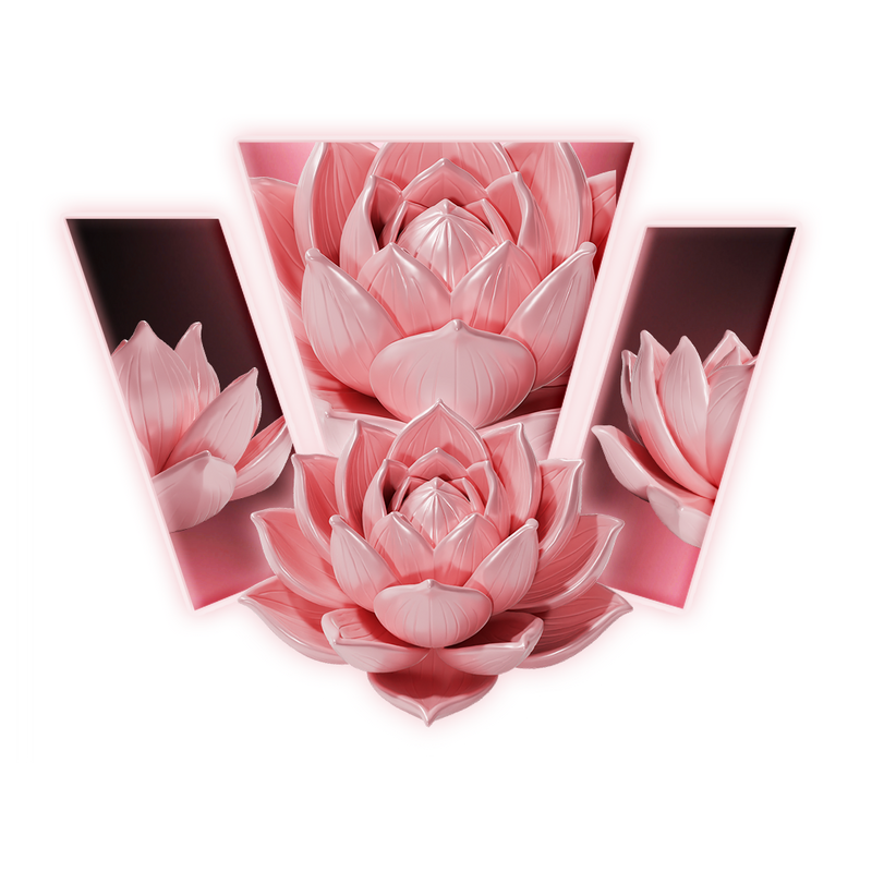 Lotus Flower 3D Print Model