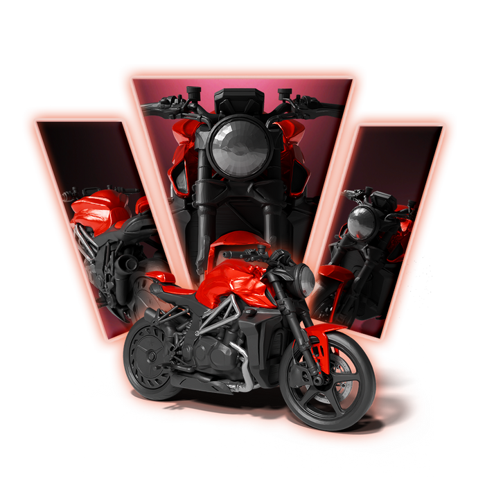 MV Agusta Motorcycle 3D Print Model