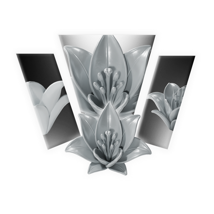 Lily Flower 3D Print Model