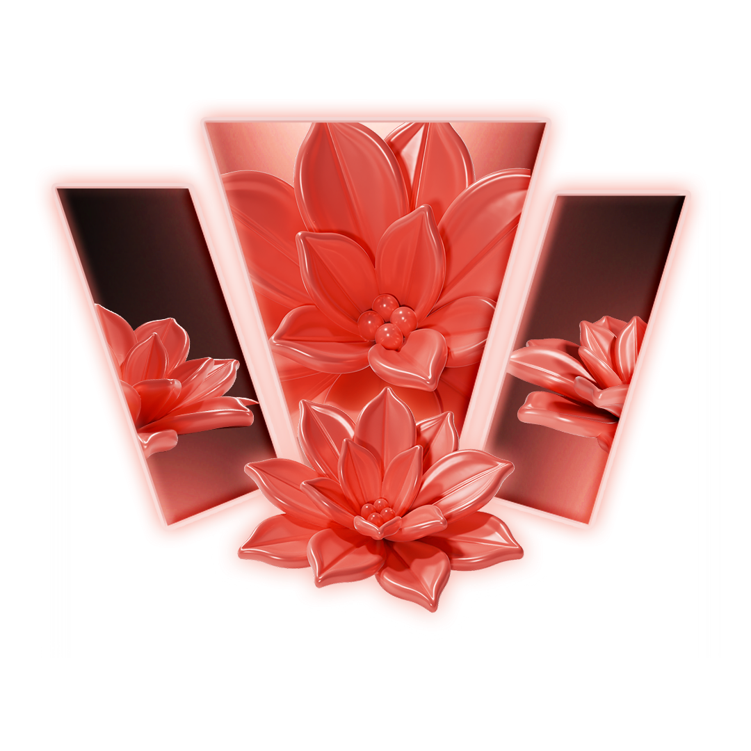Dahlia Flower 3D Print Model
