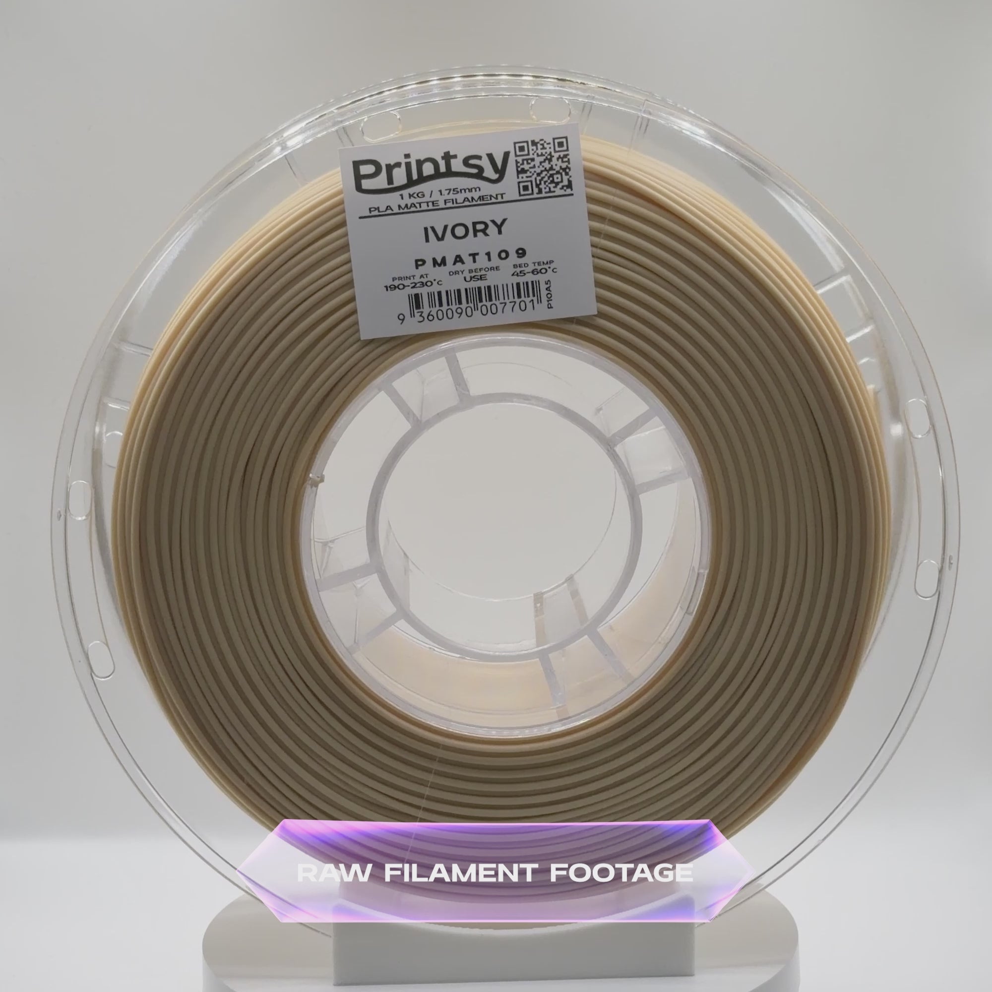 Ivory Matte PLA 1kg