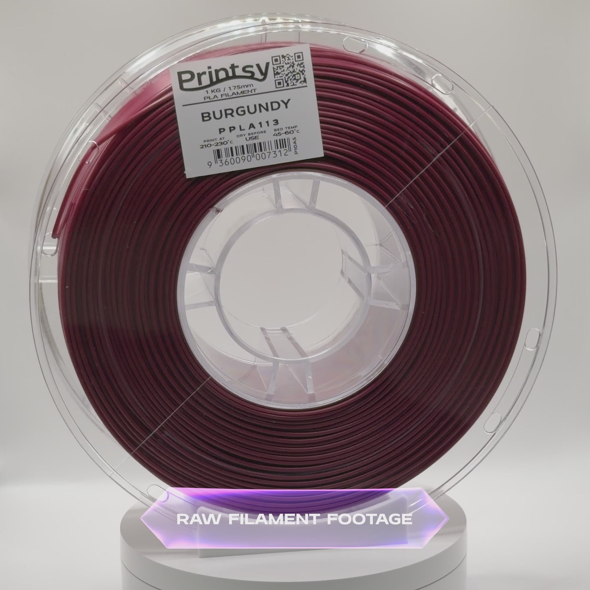 Burgundy PLA 1kg