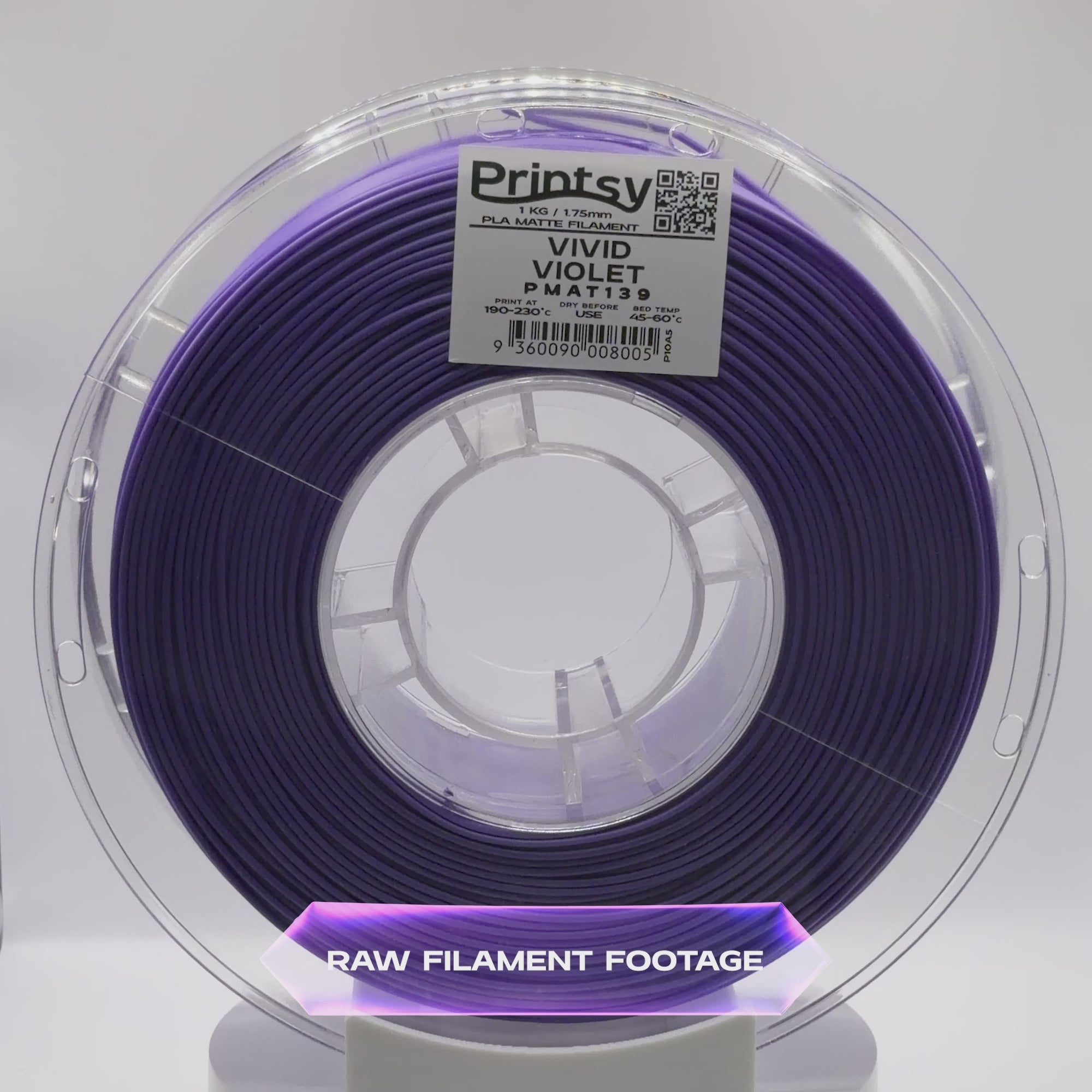 Vivid Violet Matte PLA 1kg
