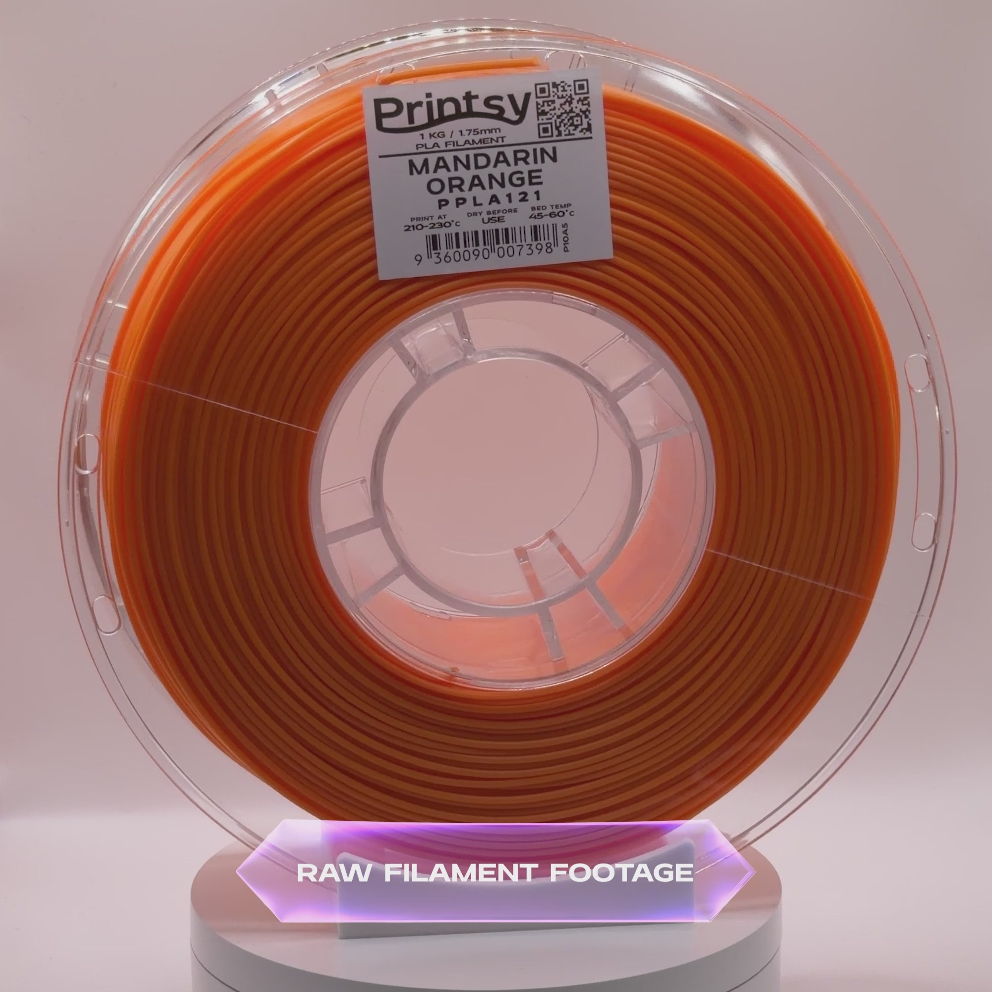 Mandarin Orange PLA 1kg