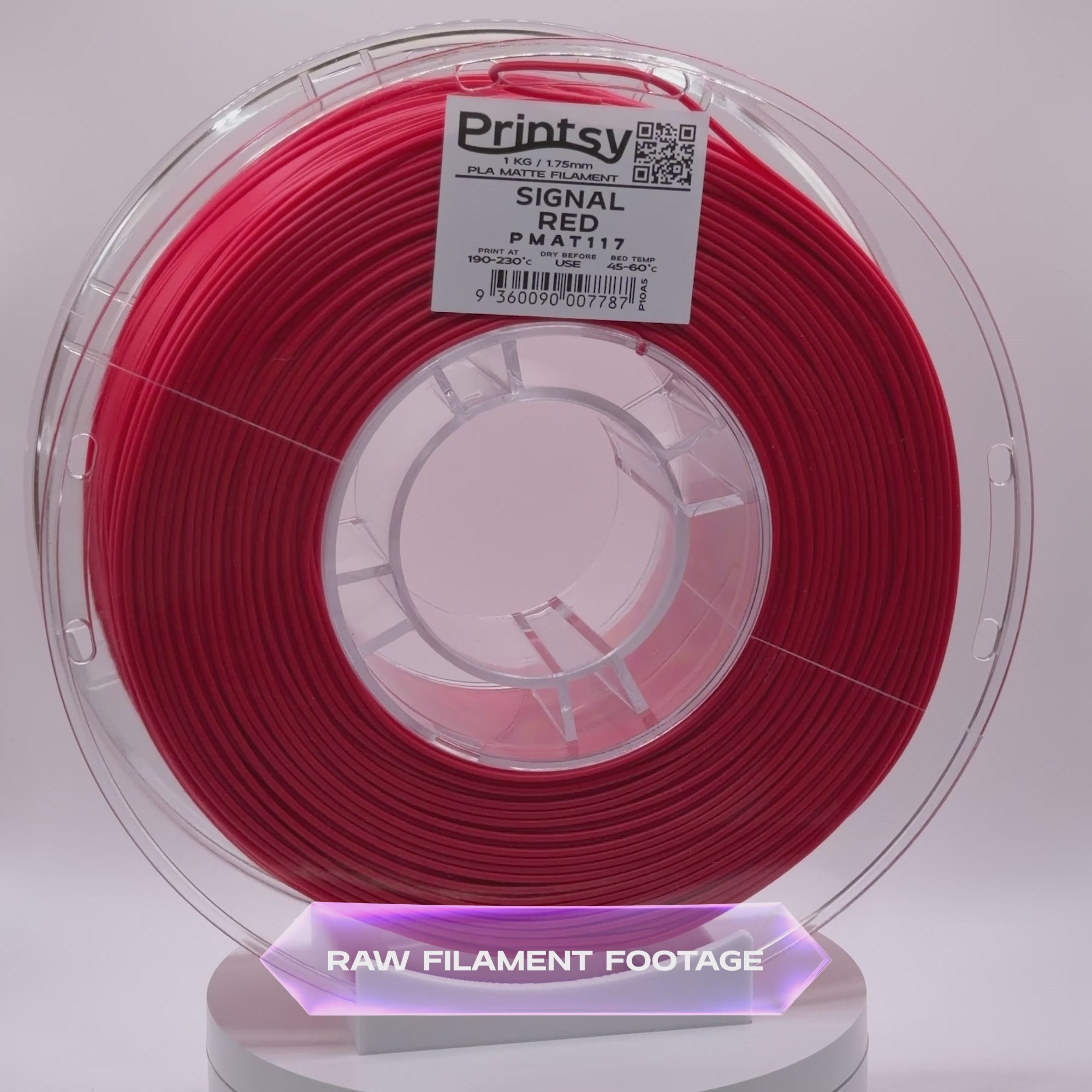 Signal Red Matte PLA 1kg