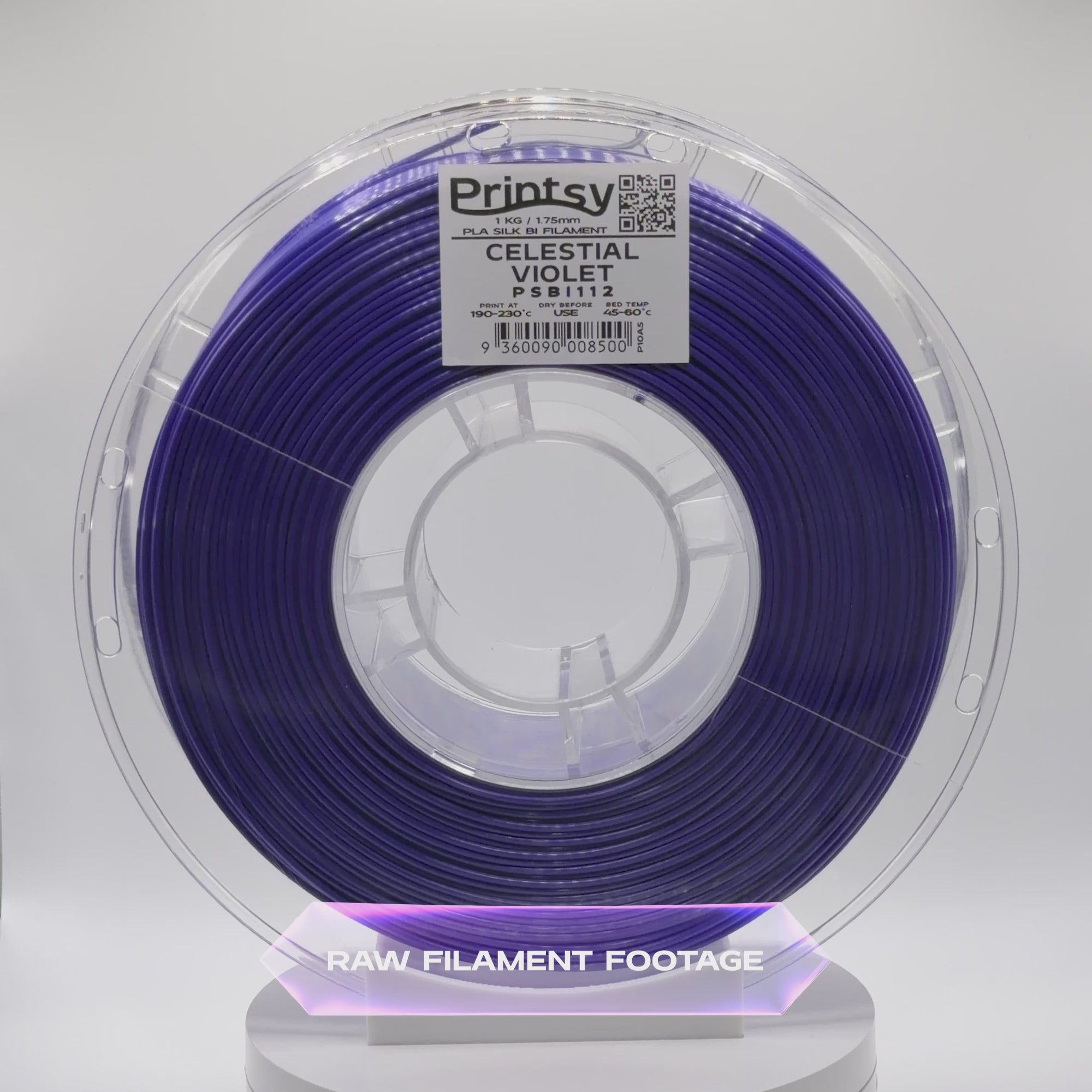 Celestial Violet (Silver Purple) Bi Silk PLA 1kg