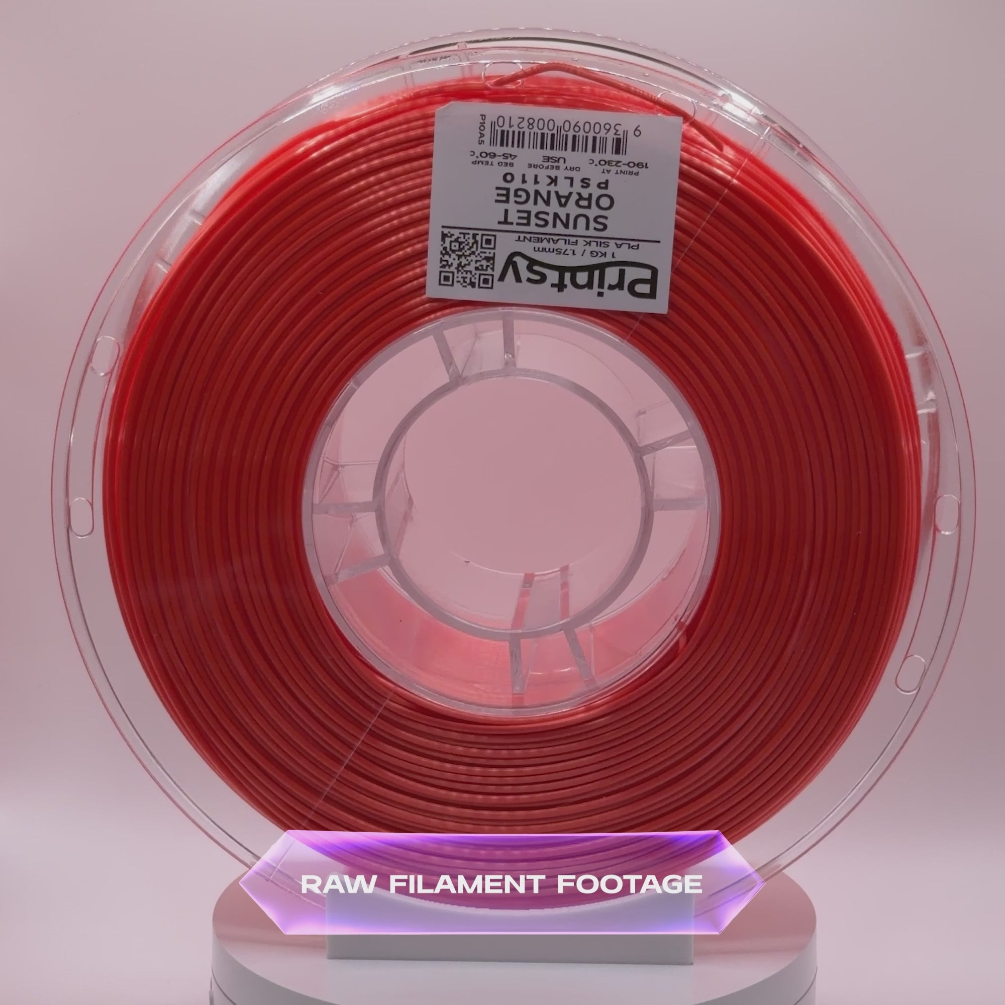 Sunset Orange Silk PLA 1kg