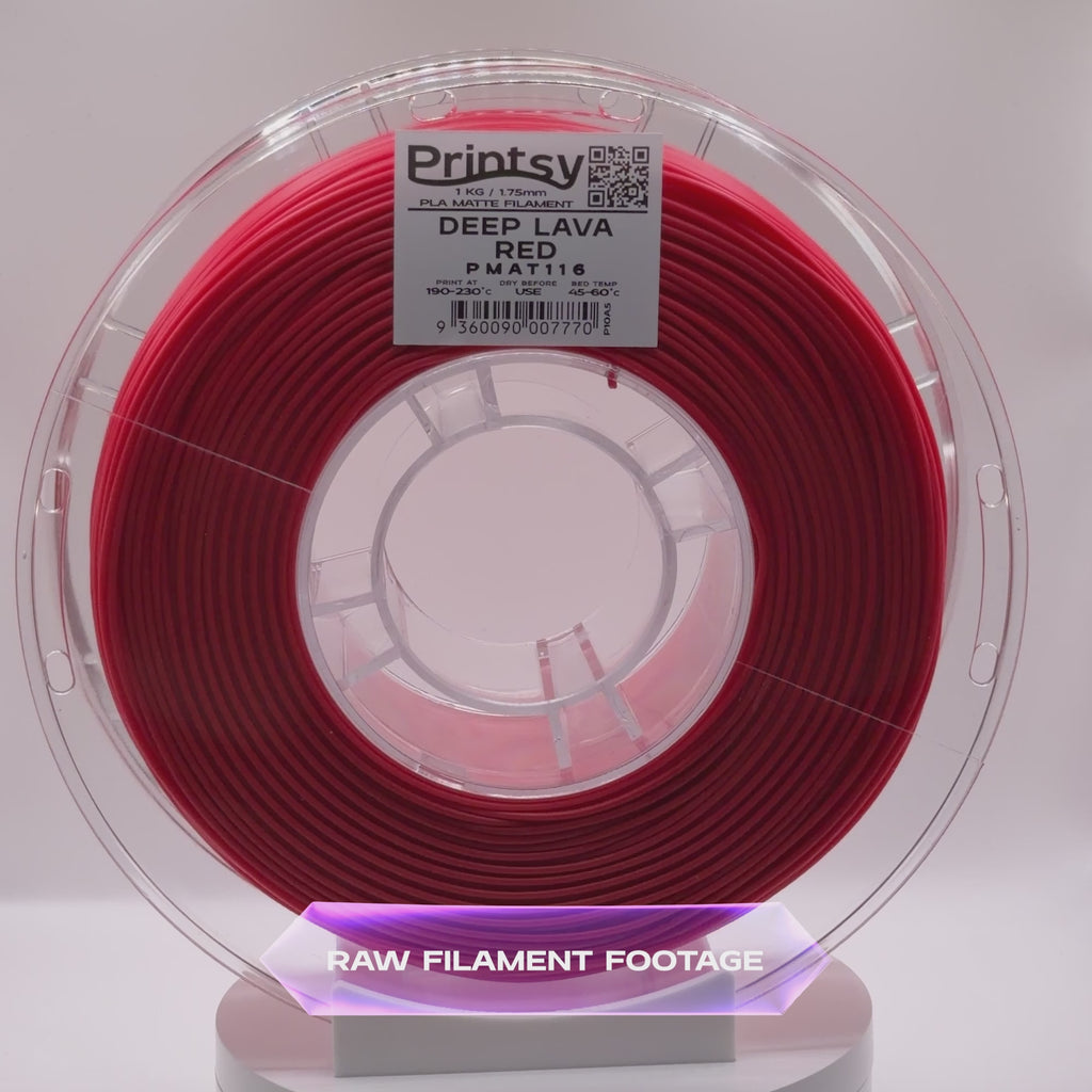 Deep Lava Red Matte PLA 1kg