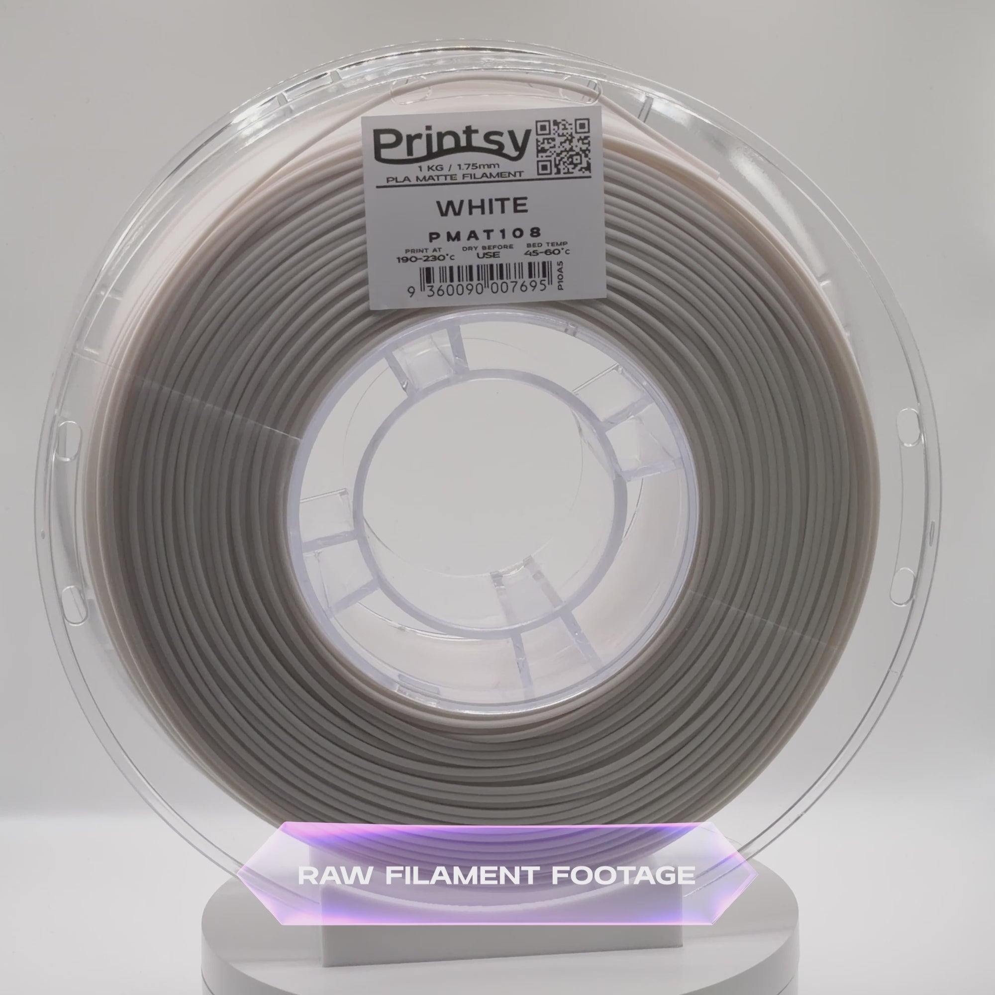 White Matte PLA 1kg