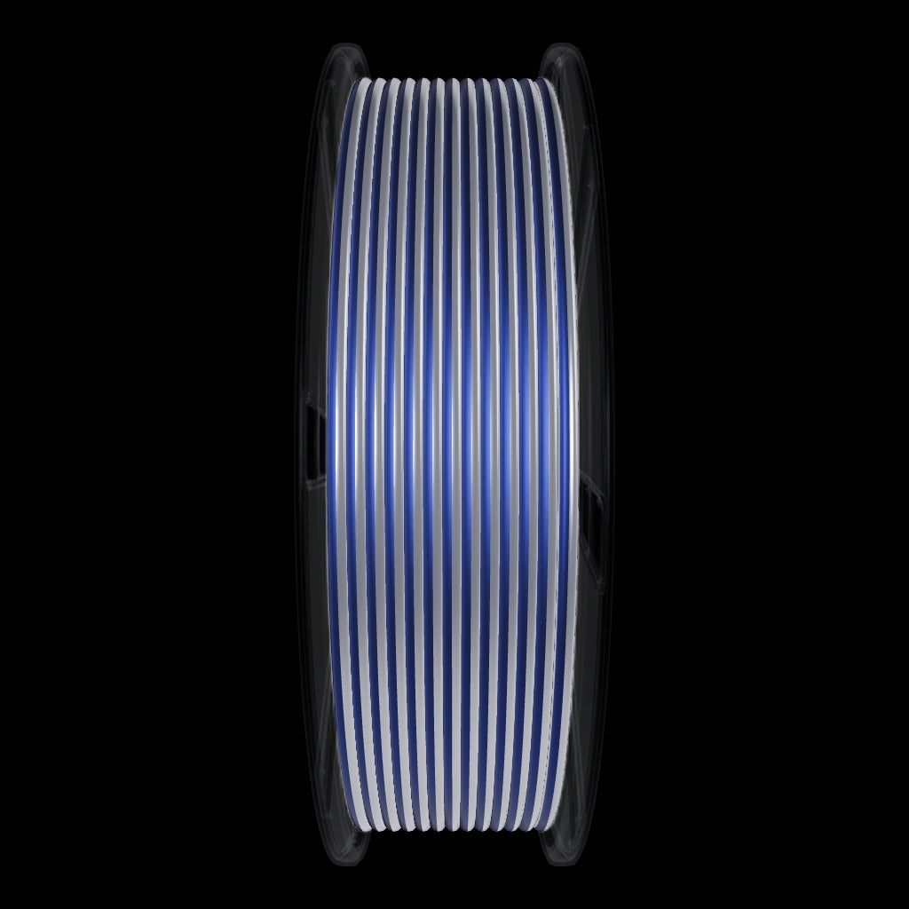 Lunar Depth (Silver Dark Blue) Bi Silk PLA 1kg