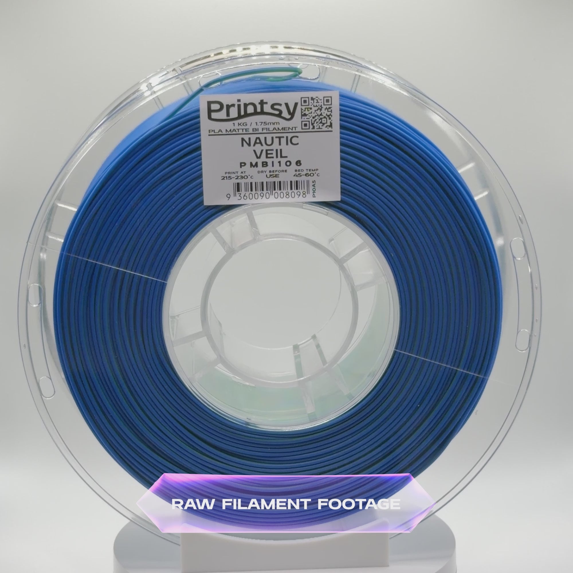 Nautic Veil (Blue Green) Bi Matte PLA 1kg