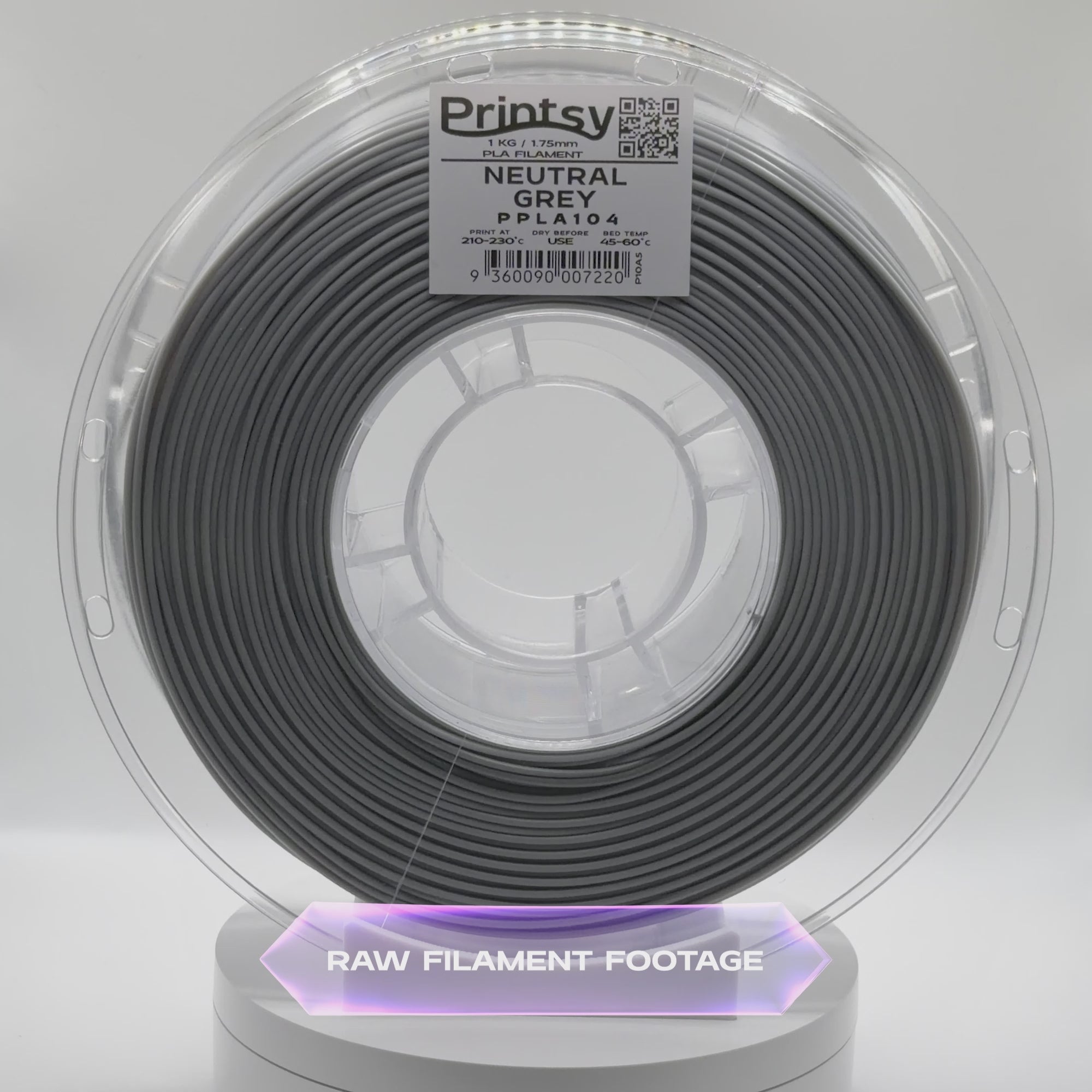 Neutral Grey PLA 1kg