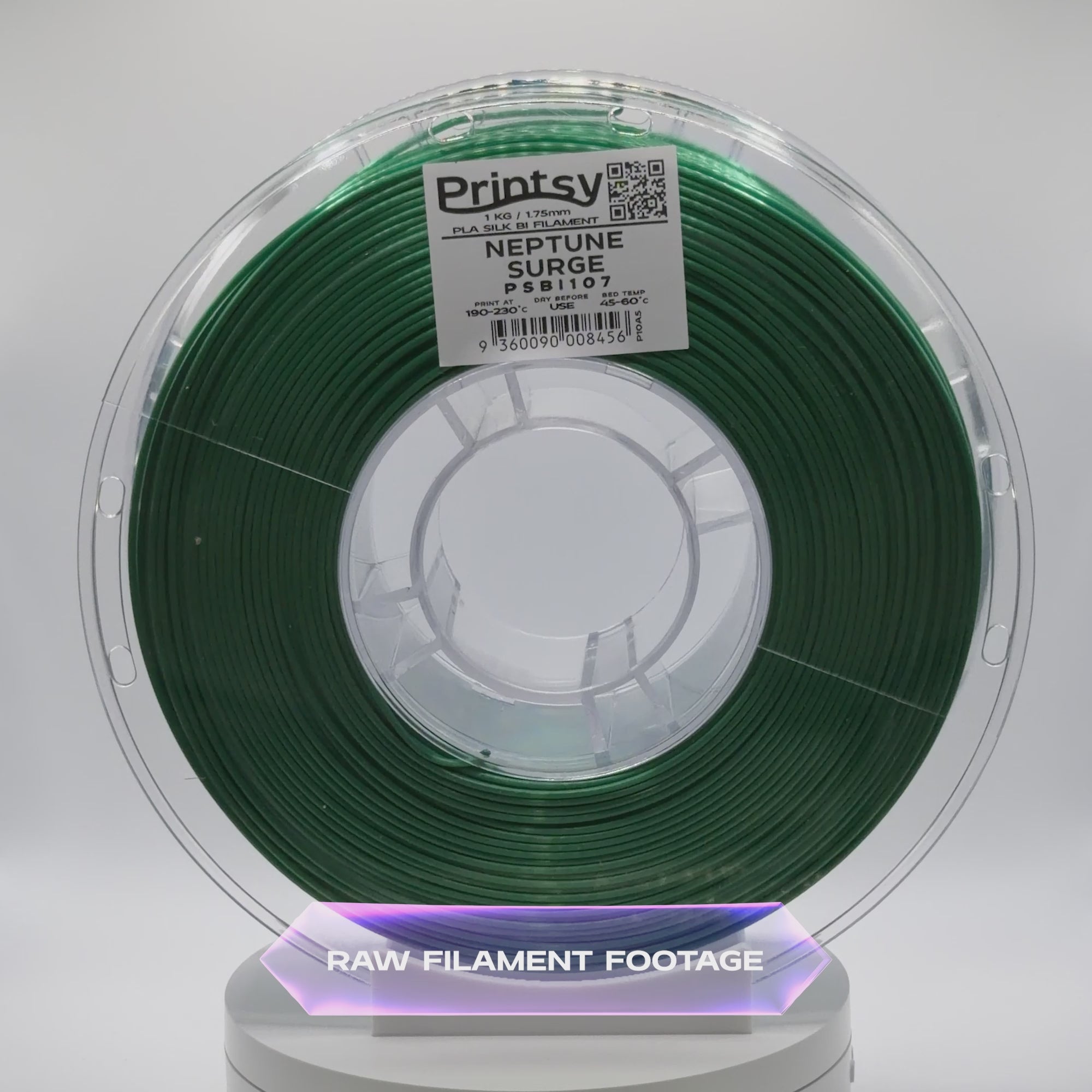 Neptune Surge (Blue Green) Bi Silk PLA 1kg