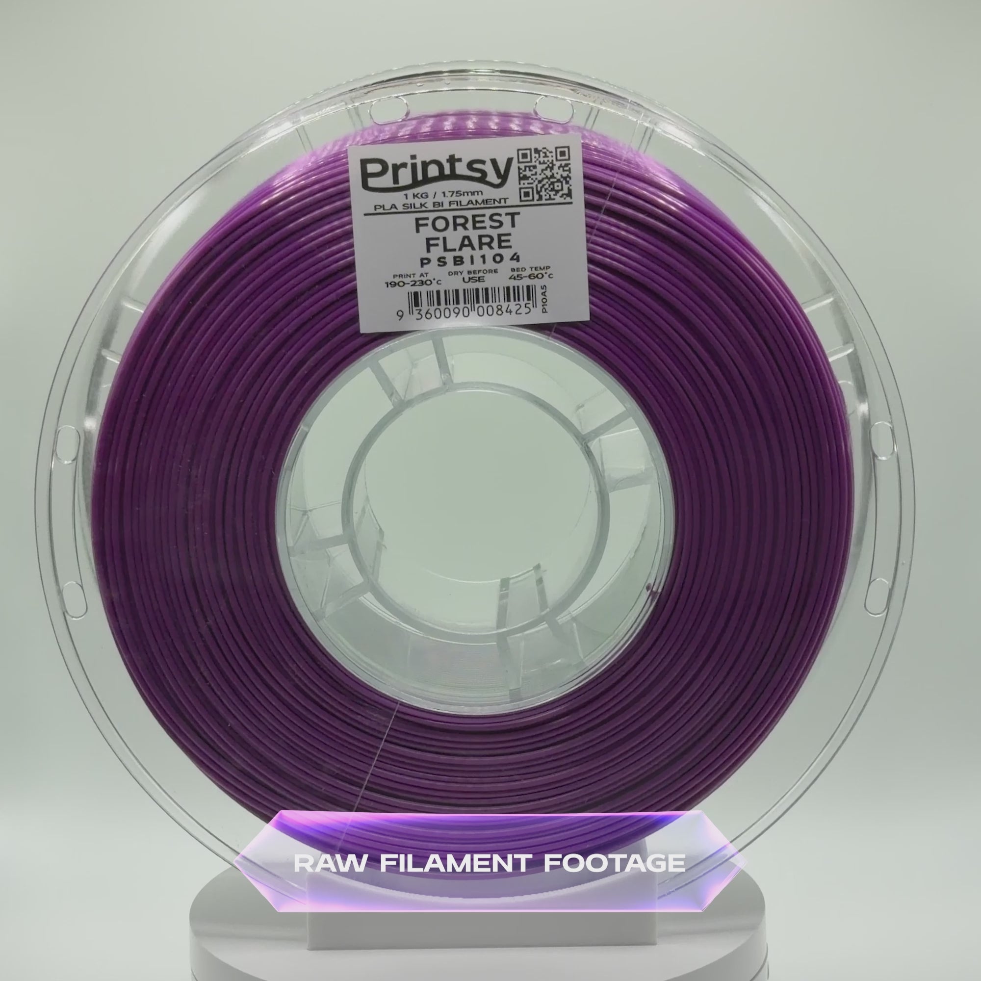 Forest Flare (Purple Green) Bi Silk PLA 1kg