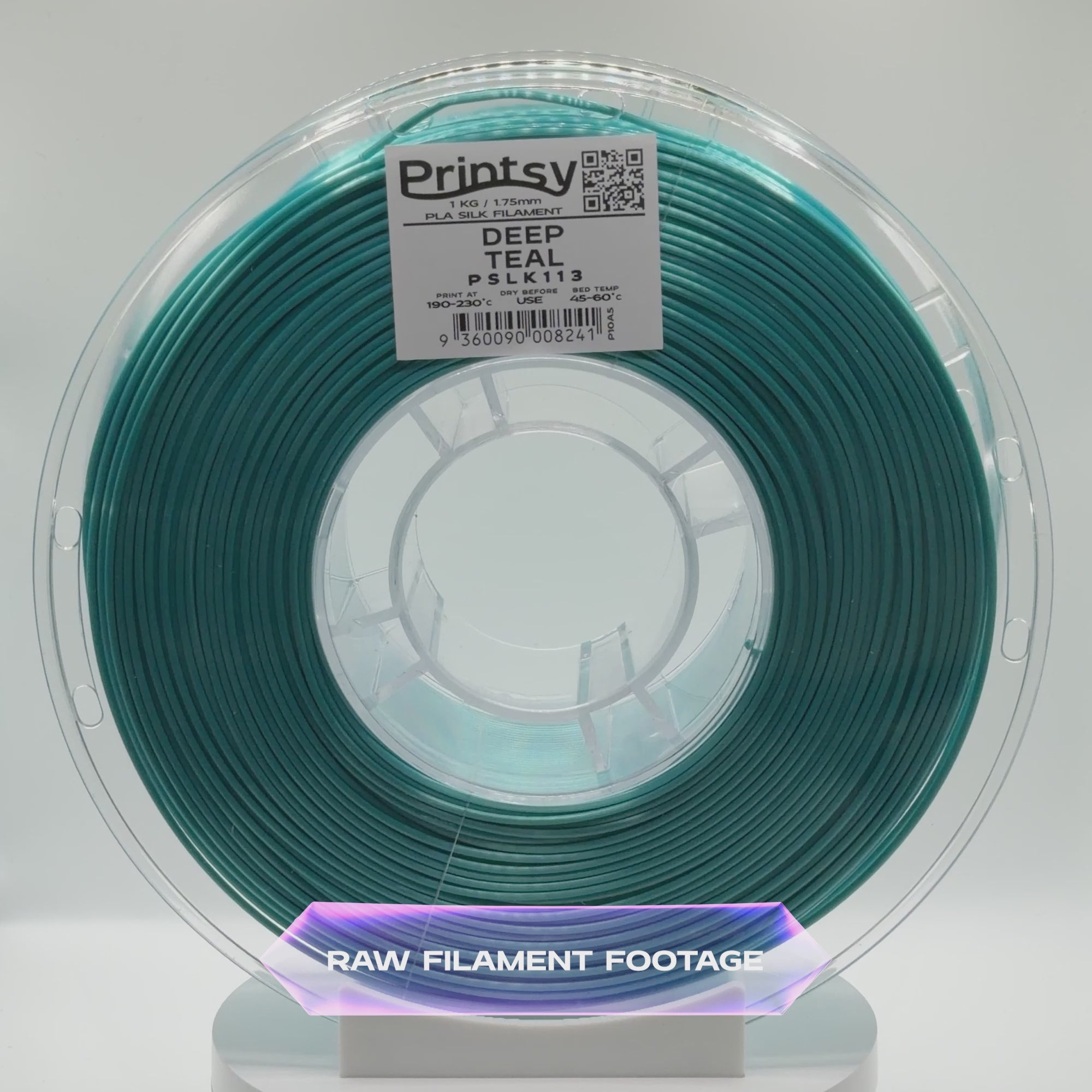 Deep Teal Silk PLA 1kg