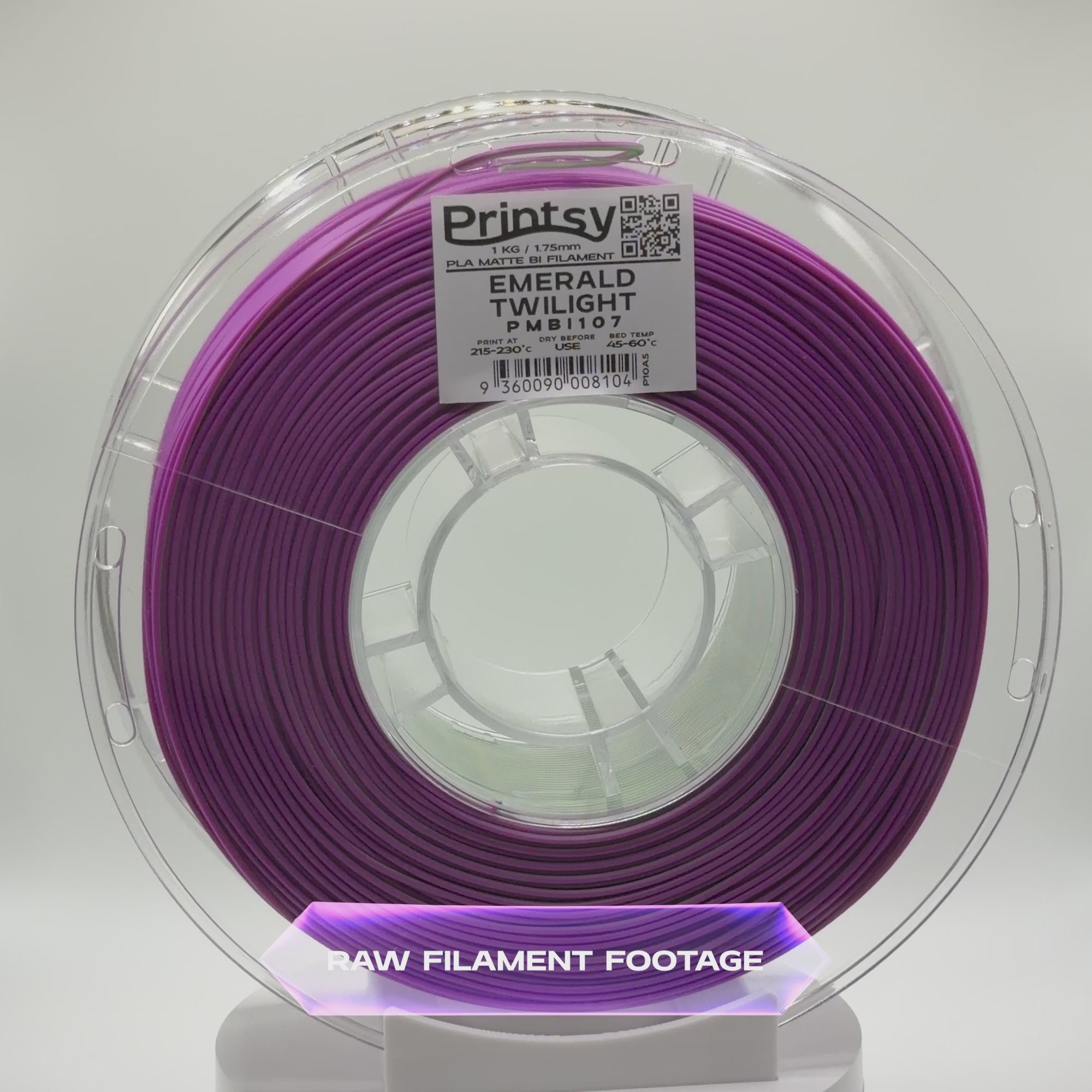Emerald Twilight (Green Purple) Bi Matte PLA 1kg