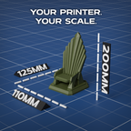 Throne pen holder