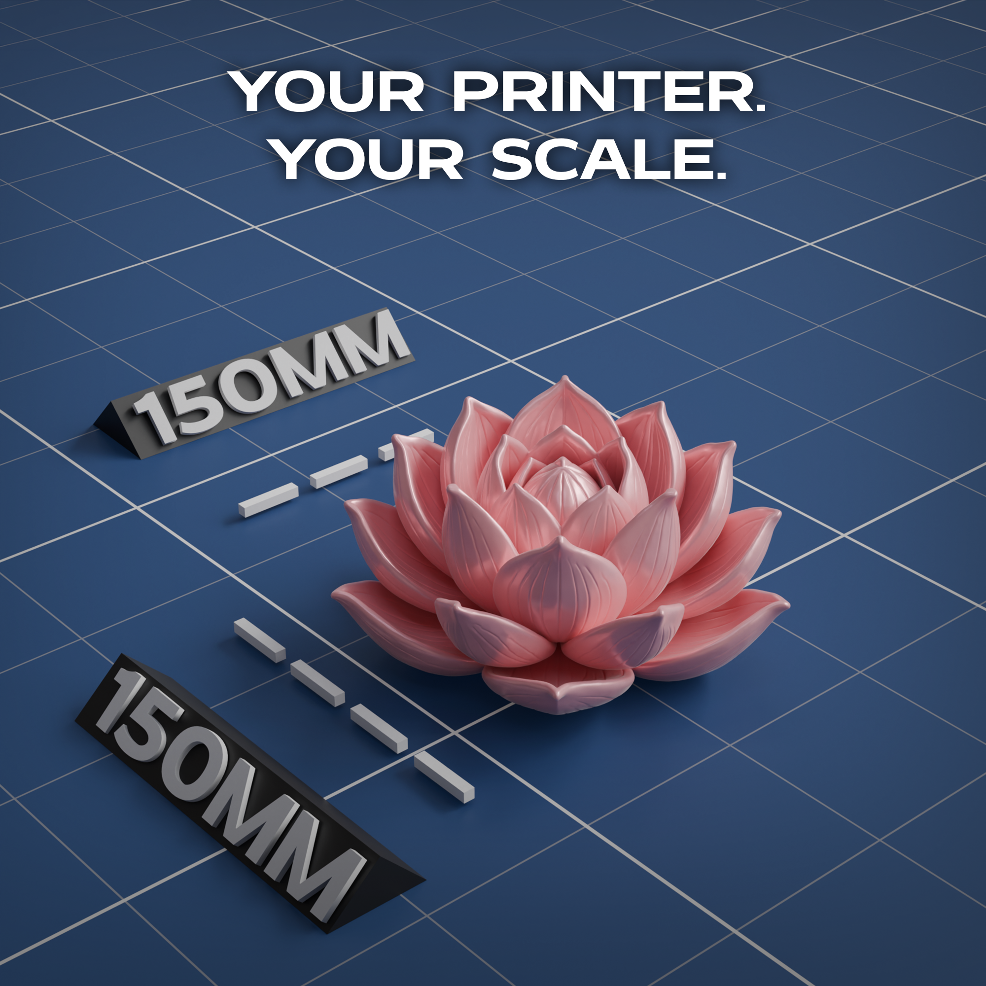 Dahlia Flower 3D Print Model