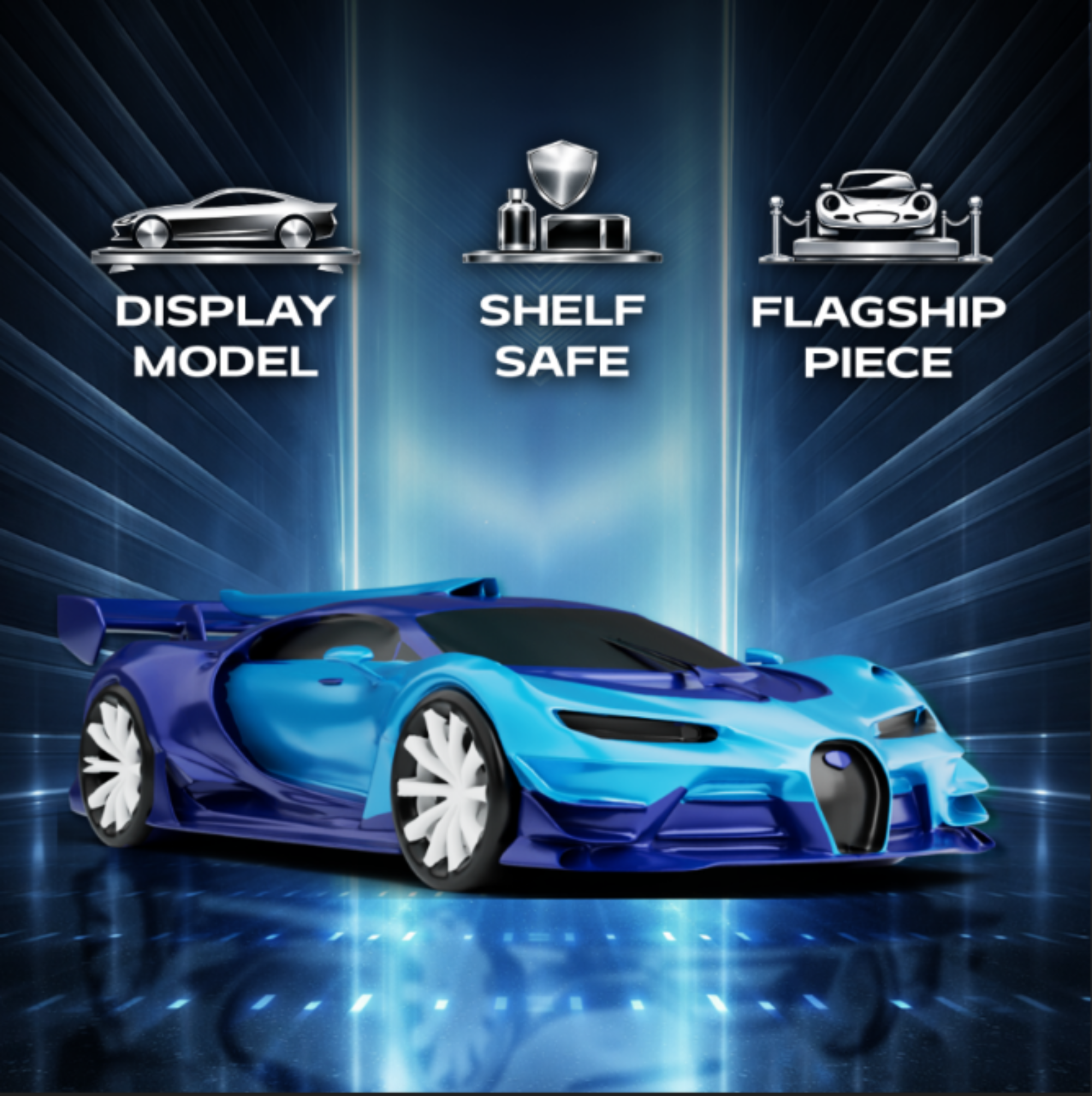 Bugatti Vision Hypercar 3D Model
